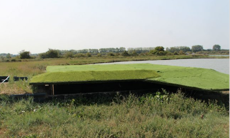 Découverte d'un gabion flottant à SALLENELLES