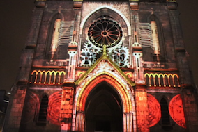 Les Emmitou’Flers – mapping vidéo sur l’église Saint-Germain à Flers