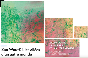 Exposition "Zao Wou-Ki"Cécile, les allées d'un autre monde" aux Franciscaines de Deauville