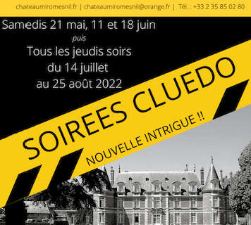Soirées Cluedo au Château de Miromesnil