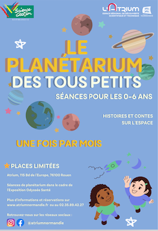 Le planétarium des tous petits "spécial Noël" à l'Atrium de Rouen