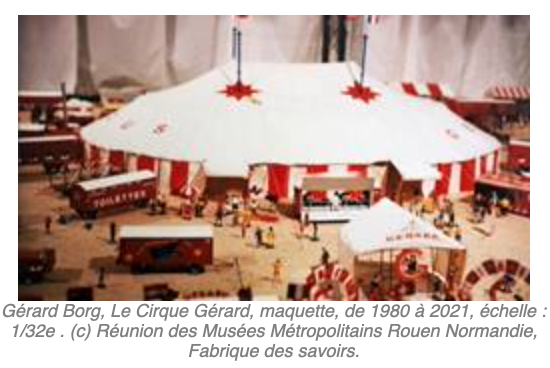 Exposition : “Le cirque en miniature” à la Fabrique des Savoirs