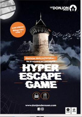 Hyper Escape game d'Halloween: " le Mystère de Blanchard " au Donjon de Rouen