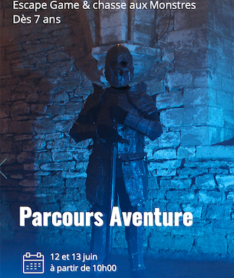 Parcours aventure en famille au château de Fontaine-Henry !