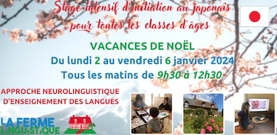 Stage d'initiation au Japonais à la Ferme Linguistique