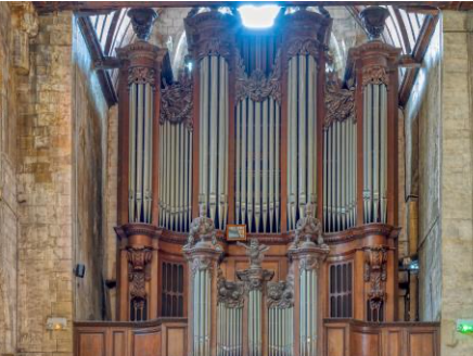 Visite insolite de l'orgue de l'abbaye de Montivilliers