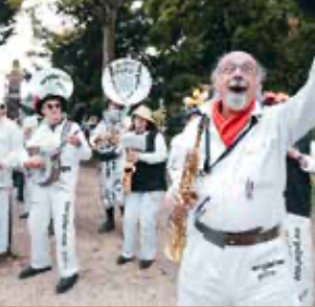Graines de Jardin, spectacle : "La fanfare qui bouge" par Orphéon Piston au jardin des plantes