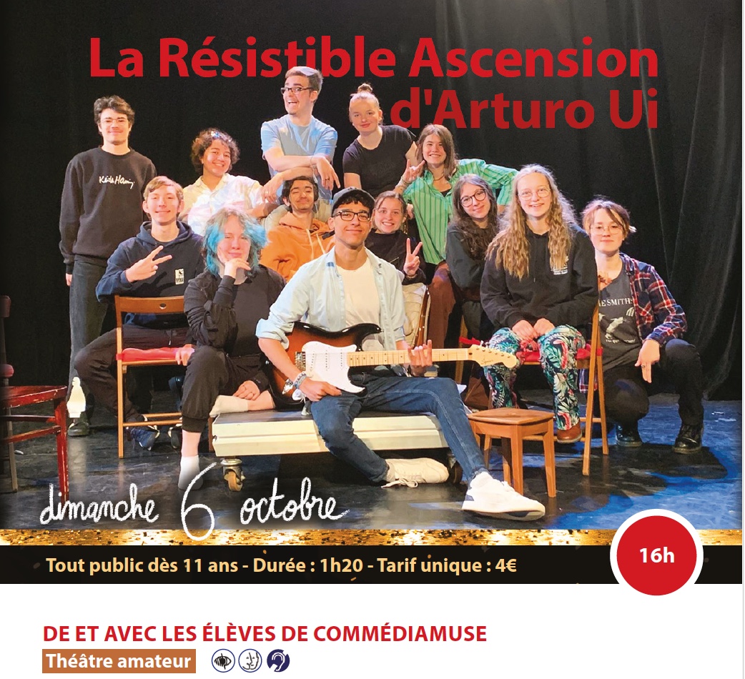 Théâtre amateur : "La Résistible Ascension d’Arturo Ui" de Bertolt Brecht.