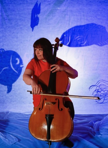 Théâtre d'ombres et violoncelle : "BLEUE FANTAISIE" par la Compagnie Métalepse