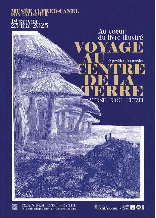 Exposition immersive : "AU COEUR DU LIVRE ILLUSTRÉ “VOYAGE AU CENTRE DE LA TERRE” - VERNE - RIOU - HETZEL"