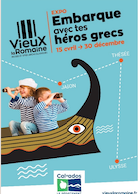 Exposition "Embarque avec tes héros grecs" à Vieux-la-Romaine