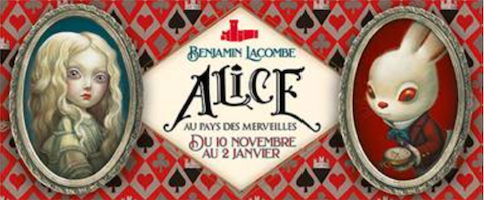 Exposition-conte "Alice au Pays des Merveilles". au Château Guillaume-le-Conquérant