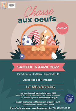 Chasse aux oeufs du Neubourg et après midi festif !