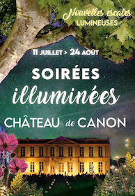 Soirée illuminées au château de Canon